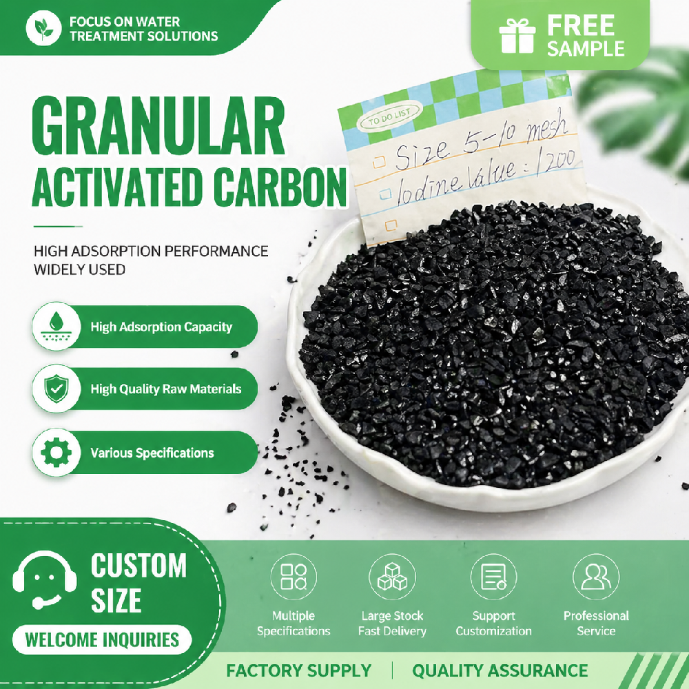 Premium Coconut Shell GAC - High Adsorption Activated Carbon for Water Treatment