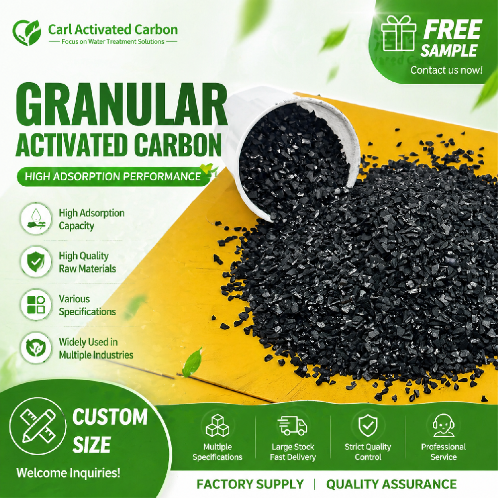 High-Hardness Coconut Shell Activated Carbon (98% Strength) - Factory Direct