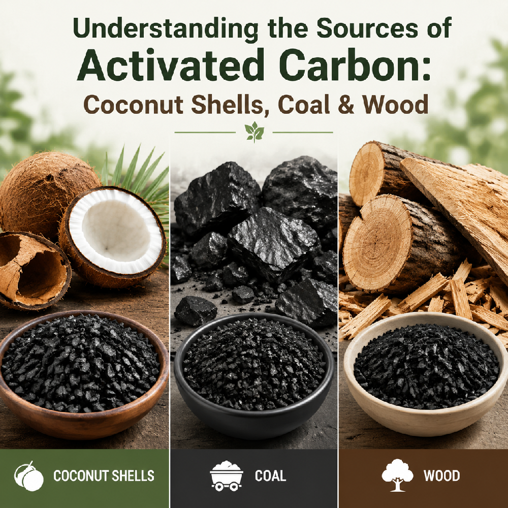  Understanding the Sources of Activated Carbon: Coconut Shells, Coal & Wood