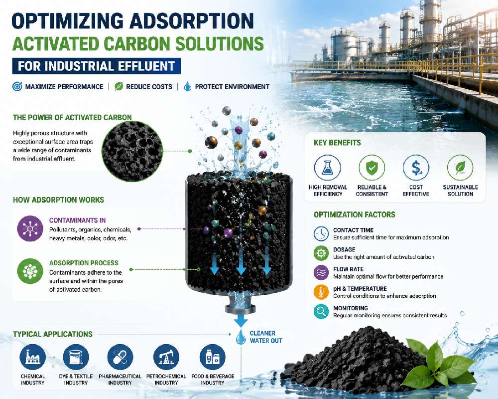  Optimizing Adsorption: Activated Carbon Solutions for Industrial Effluent