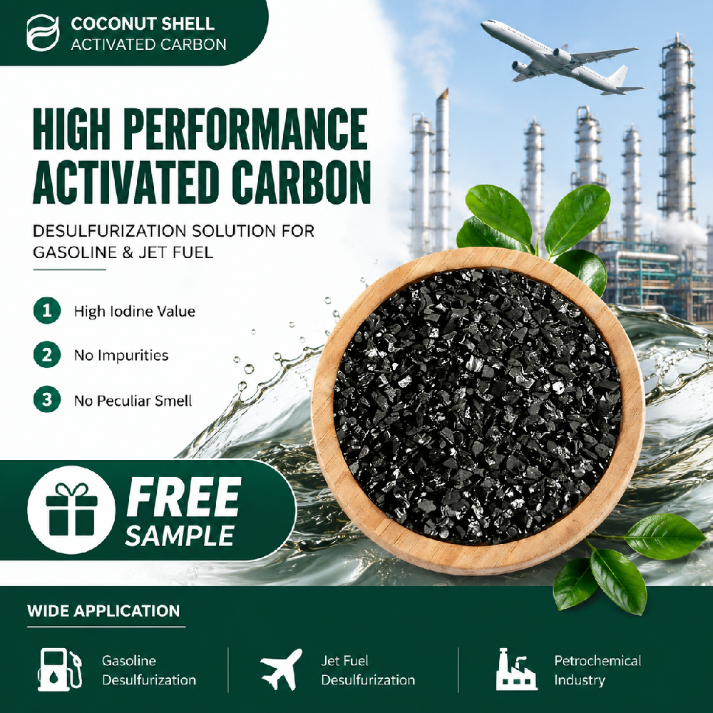 High Strength Desulfurization Carrier Activated Carbon for Steel Plant & Boiler Waste Gas