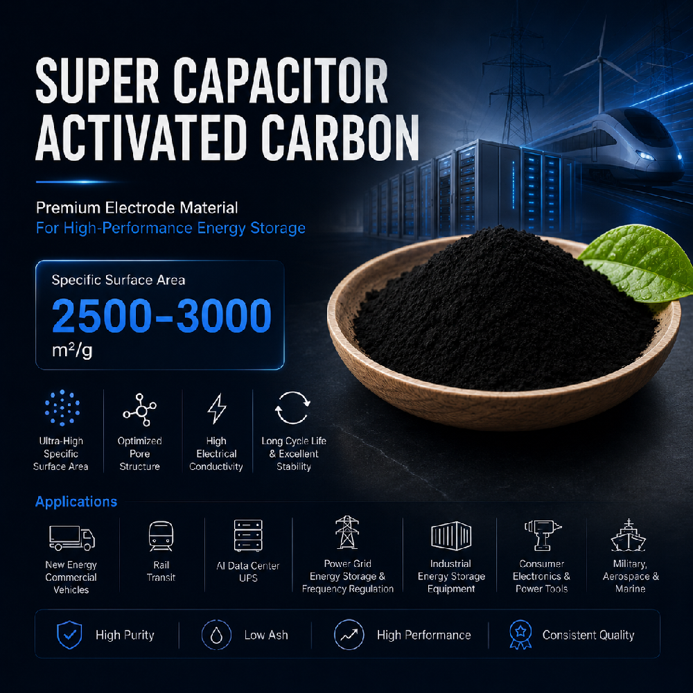  Super Capacitor Activated Carbon for Energy Storage: What to Consider Before Selection
