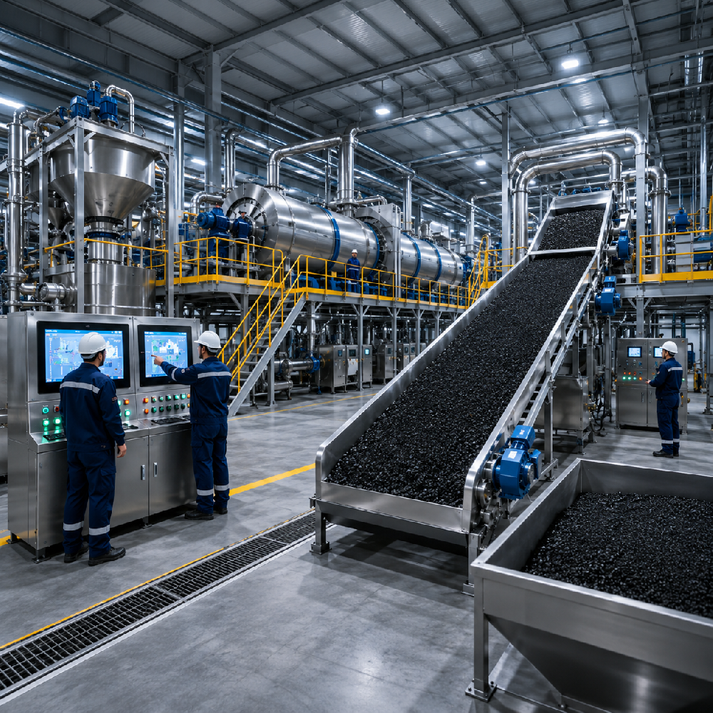  Our Granular Activated Carbon Production Line Has Been Fully Upgraded