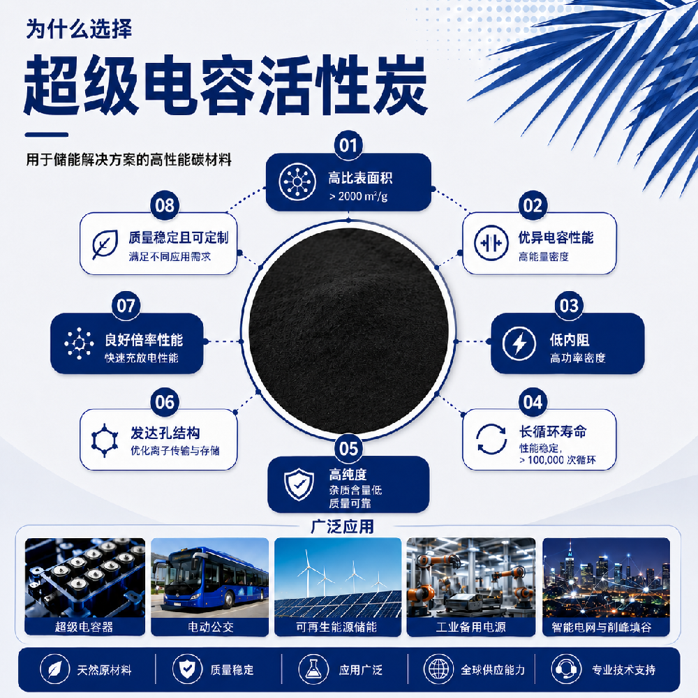 Activated Carbon for Supercapacitors: EDLC Electrode Properties, Pore Structure and Material Selection
