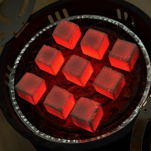 Custom Natural Shisha Charcoal | Low Ash, Long Burning & Odorless